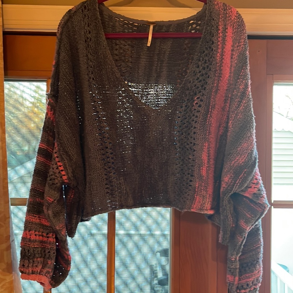 Cool FreePeople cropped sweater